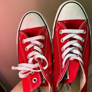 Red Converse NWOT